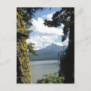 Blick auf den Thielsen über den Diamantensee. Postkarte