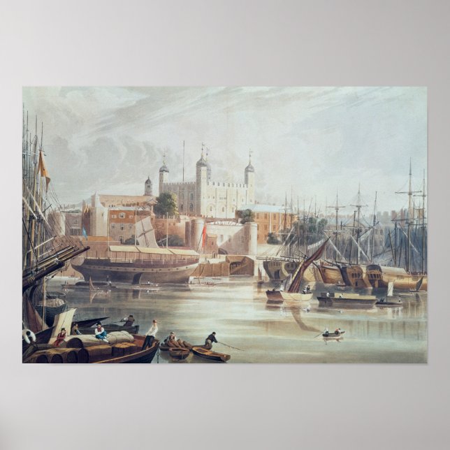 Blick auf den Tower of London Poster (Vorne)