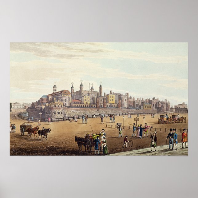 Blick auf den Tower of London Poster (Vorne)