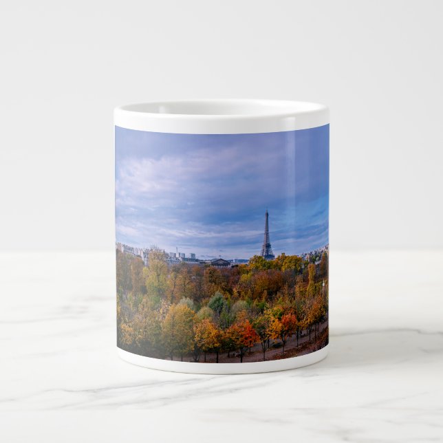 Blick auf den Tuilerien-Garten  Jumbo-Tasse (Vorderseite)