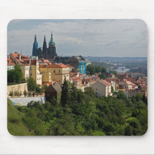 Blick auf den Veitsdom, Prag, Tschechien Mousepad