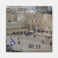 Blick auf den Western Wall Plaza, späten Nachmitta