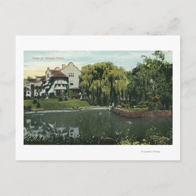 Blick auf den Wildteich Postkarte (Vorderseite)