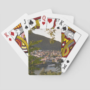 Blick auf die Altstadt von Heidelberg Spielkarten