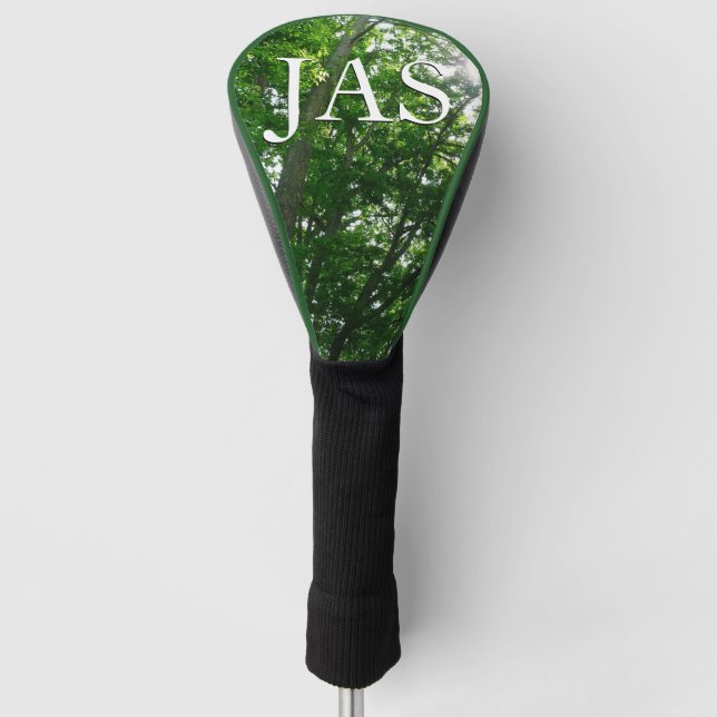 Blick auf die Bäume des Sommers Golf Headcover (Vorderseite)