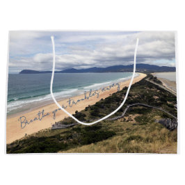 Blick auf die Berge Große Geschenktüte