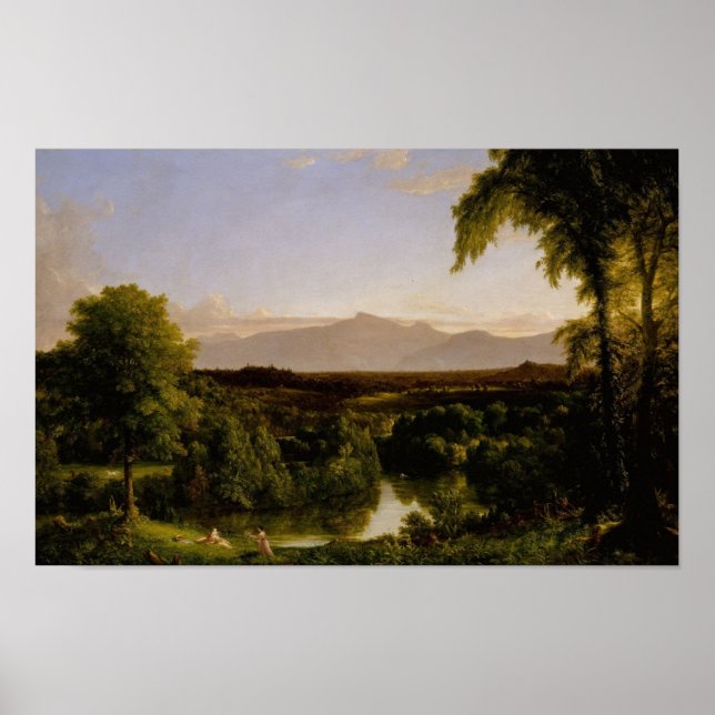 Blick auf die Catskill—Früher Herbst Poster (Vorne)
