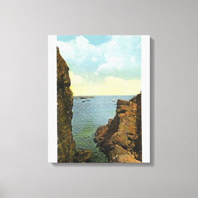 Blick auf die Cleft-Bucht von Perkins Leinwanddruck (Vorderseite)