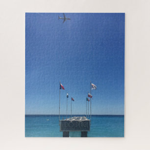 Blick auf die Französische Riviera in Nizza Frankr Puzzle