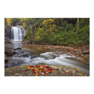 Blick auf die Glasfälle im Pisgah National Fotodruck
