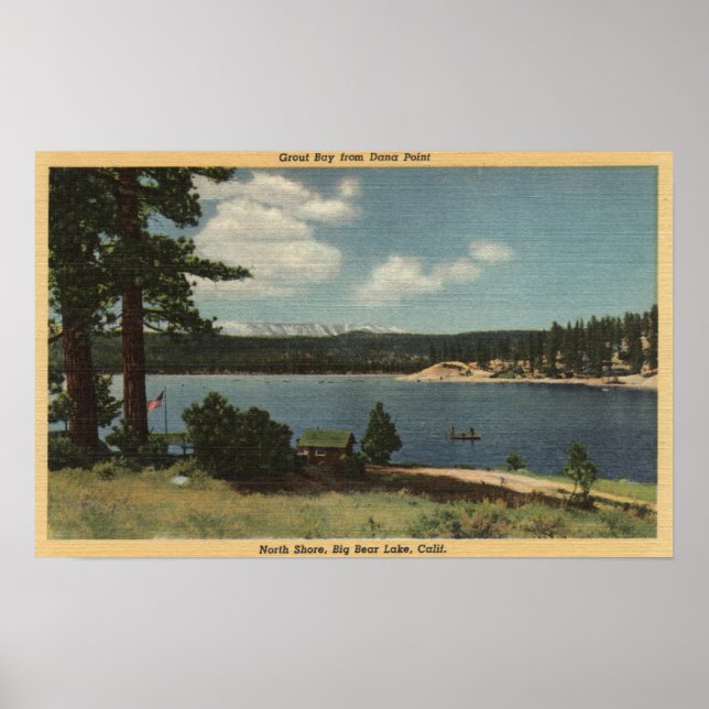 Blick auf die Grout Bay von Dana Point Poster (Vorne)