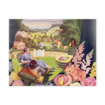 Blick auf die Halbinsel Postkarte