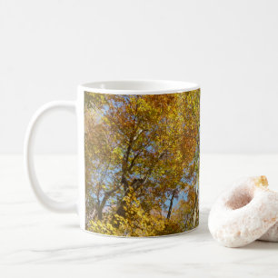 Blick auf die Herbstlaub III farbenfrohe Foliage Kaffeetasse