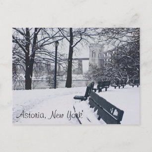 Blick auf die Höllenbrücke, Astoria NY Postkarte