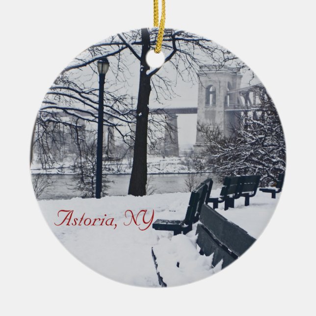 "Blick auf die Höllenbrücke" Astoria Ornament (Vorne)