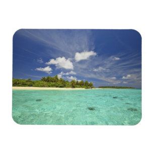 Blick auf die Insel Funadoo von Funadovilligilli Magnet