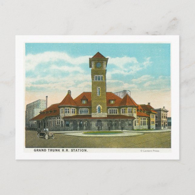 Blick auf die Kongressstraße von der Fidelity Postkarte (Vorderseite)