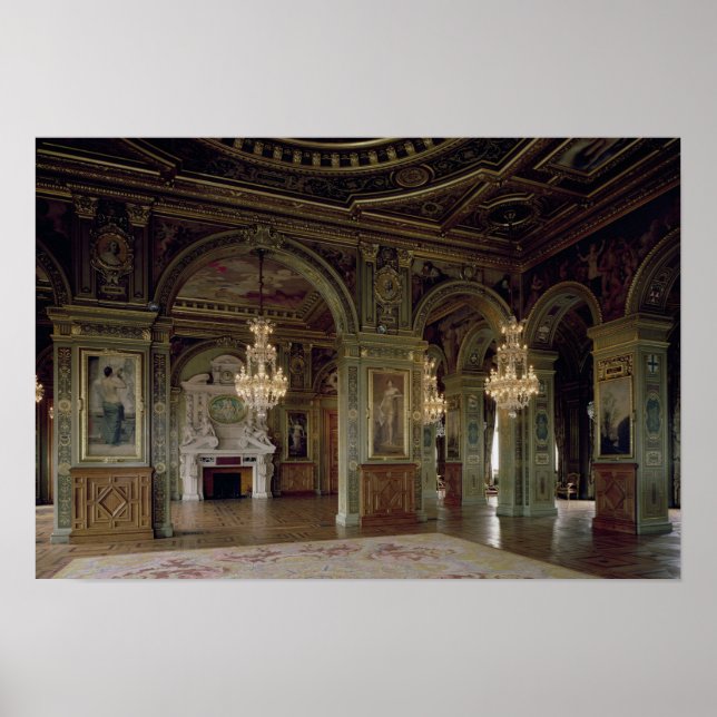 Blick auf die Kunstgalerie nach 1871 Poster (Vorne)