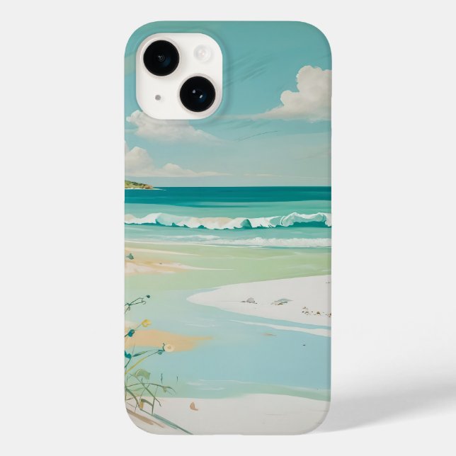 Blick auf die Küste Case-Mate iPhone Hülle (Rückseite)