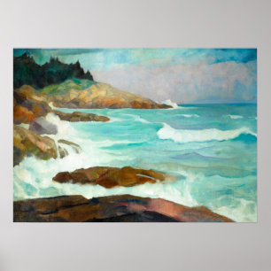 Blick auf die Maine Coast von Newell Convers Wyeth Poster