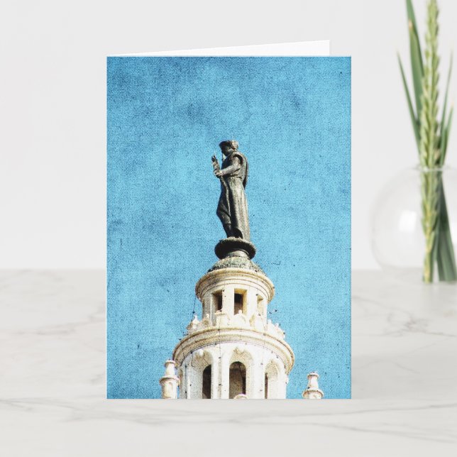 Blick auf die Plaza Karte (Vorderseite)