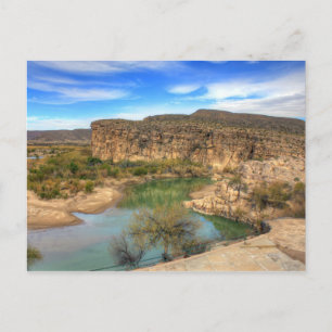 Blick auf die Postkarte Rio Grande