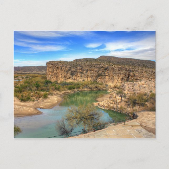 Blick auf die Postkarte Rio Grande (Vorderseite)