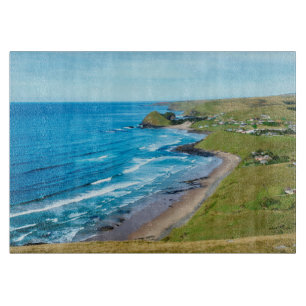 Blick auf die Seezunge an der Ostküste Schneidebrett