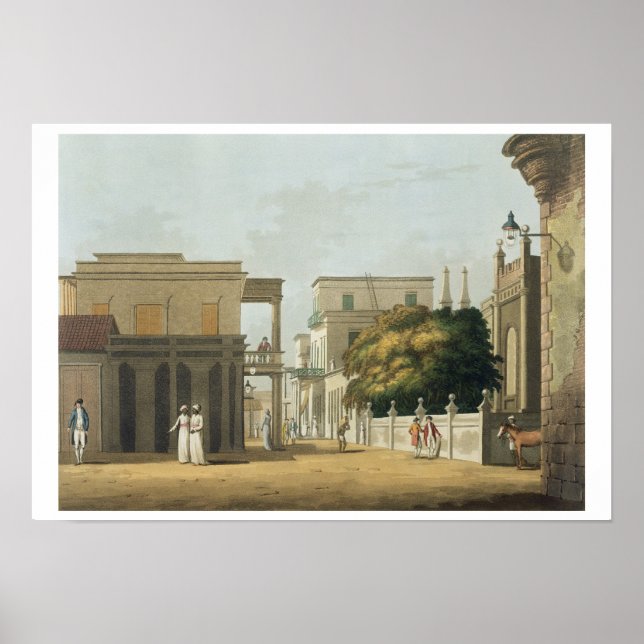 Blick auf die St. Thome Street, Fort St. Georg Poster (Vorne)