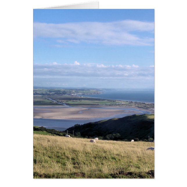 BLICK AUF DIE WALES GREETINGS CARD (Vorne)