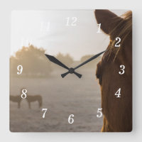 Blick auf die Wall-Uhr