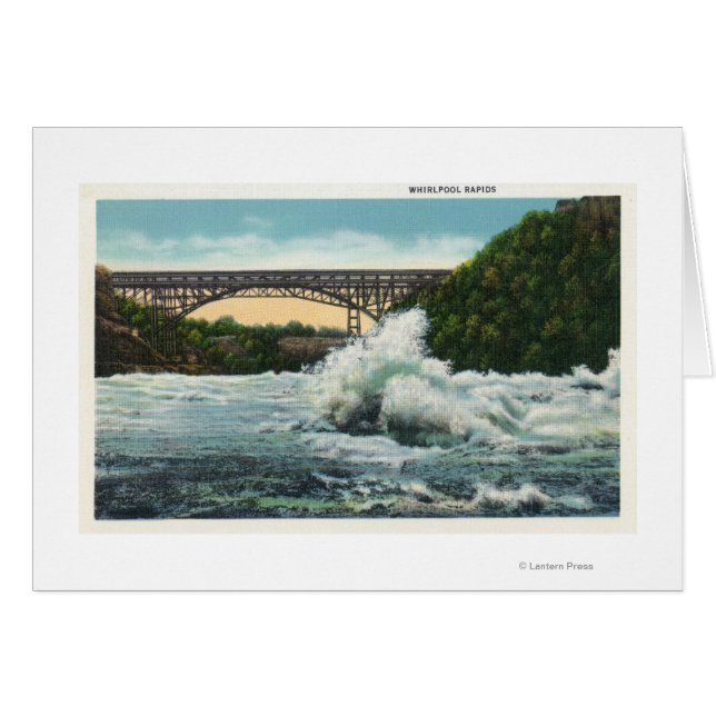 Blick auf die Whirlpool Rapids Bridge und den Whir (Vorderseite (Horizontal))