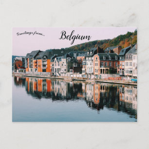 Blick auf Dinant Belgien Postkarte
