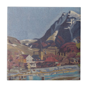 Blick auf Dolný Kubín von Arnold Peter Weisz Fliese