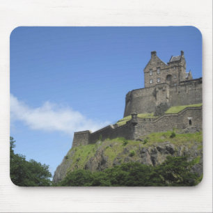 Blick auf Edinburgh Castle, Edinburgh, Schottland, Mousepad