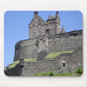 Blick auf Edinburgh Castle, Edinburgh, Schottland, Mousepad
