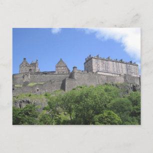 Blick auf Edinburgh Castle, Edinburgh, Schottland, Postkarte