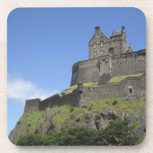 Blick auf Edinburgh Castle, Edinburgh, Schottland, Untersetzer