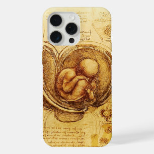 Blick auf einen Fötus in der Gebärmutter, Frauenhe iPhone Hülle
