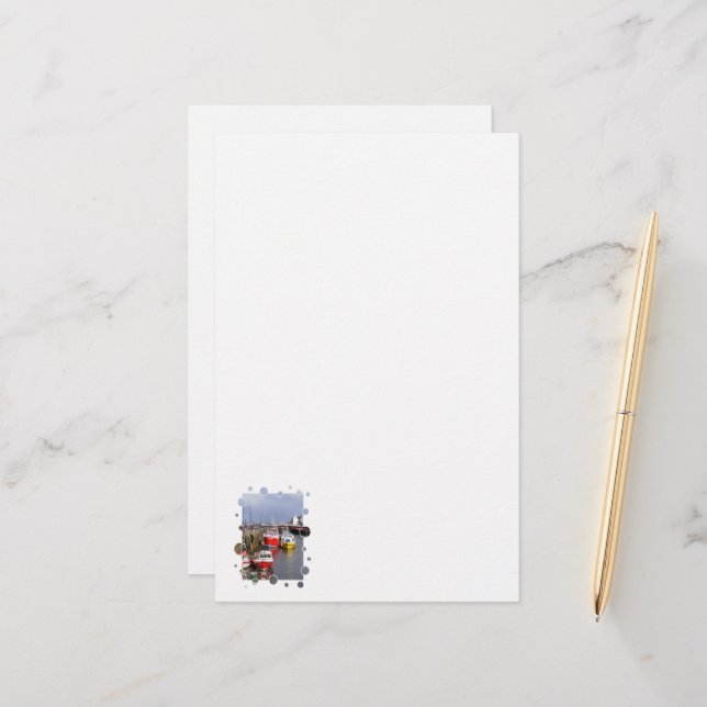 BLICK AUF ENGLAND BRIEFPAPIER (Vorderseite/Rückseite Beispiel)