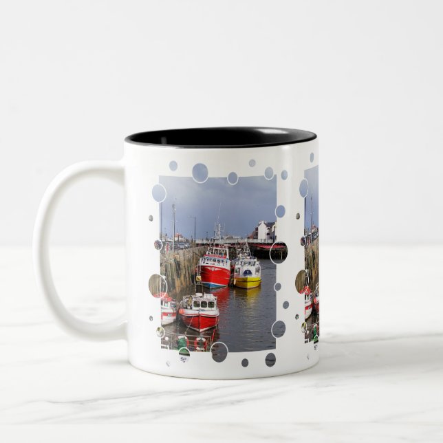 BLICK AUF ENGLAND ZWEIFARBIGE TASSE (Links)