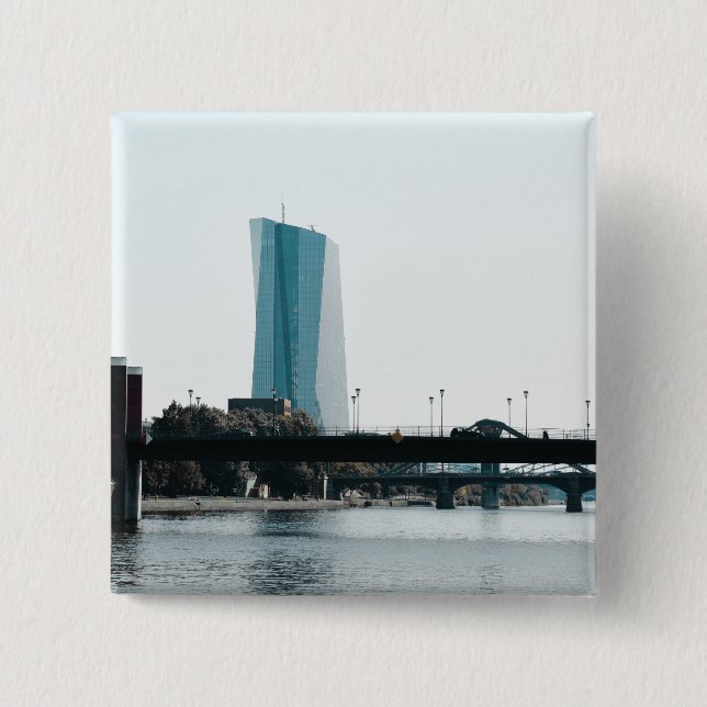 Blick auf Frankfurt Button (Vorderseite)