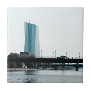 Blick auf Frankfurt Fliese