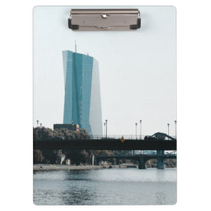 Blick auf Frankfurt Klemmbrett