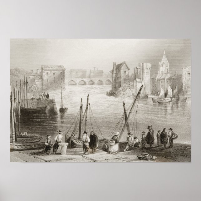 Blick auf Galway vom Claddagh Poster (Vorne)