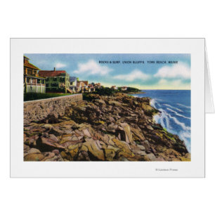 Blick auf Gewerkschaft Bluffs Rocks and Surf in Yo