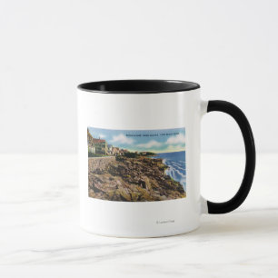 Blick auf Gewerkschaft Bluffs Rocks and Surf in Yo Tasse