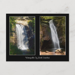 Blick auf Glass Falls und Courthouse Falls Postcar Postkarte