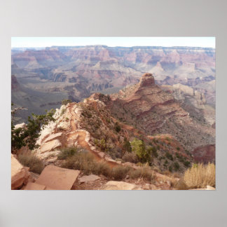 Blick auf Grand Canyon vom South Kaibab Trail Poster