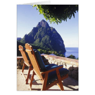 Blick auf Gros Piton vom Stonefield Estate Villa